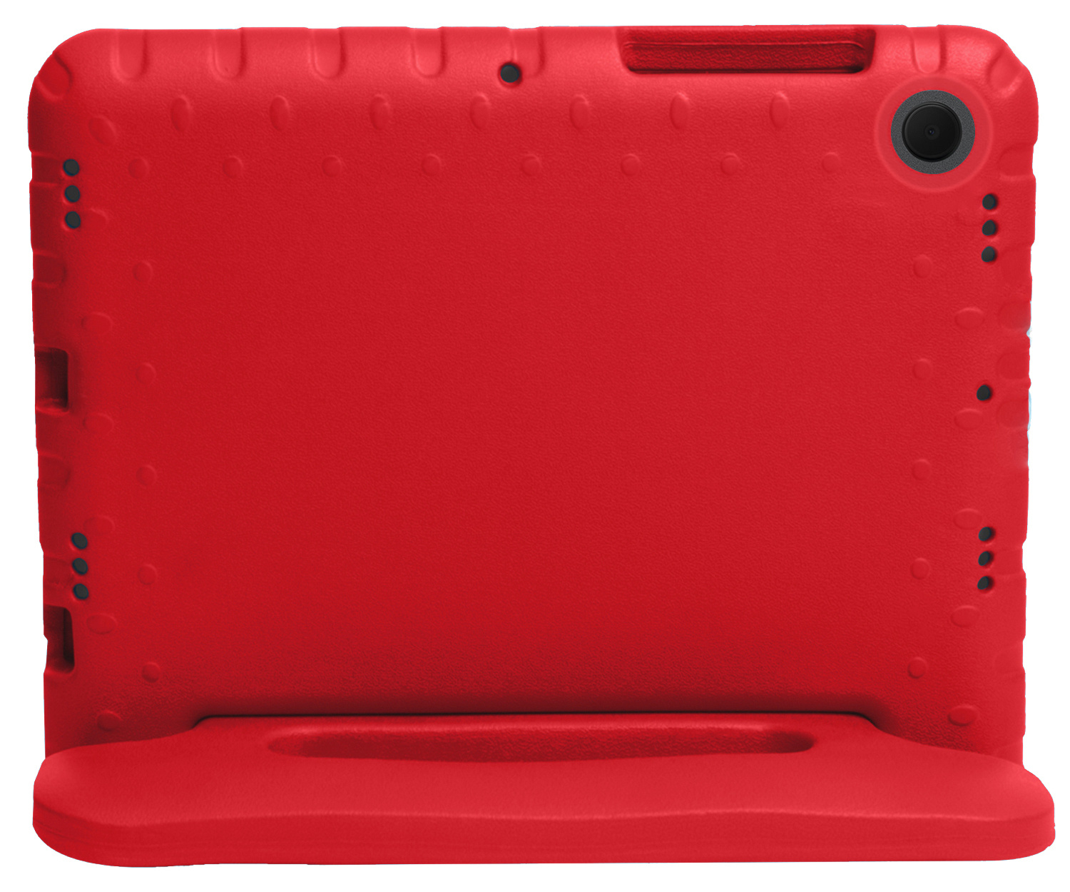 NoXx Hoesje Geschikt voor Lenovo Tab M10 Plus 3rd Gen Hoesje Kinderhoes Shockproof Hoes Kids Case - Rood