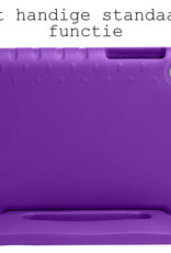 BASEY. Hoesje Geschikt voor Lenovo Tab M10 Plus 3rd Gen Hoesje Kinder Hoes Shockproof Kinderhoes Met Screenprotector - Kindvriendelijk Hoesje Geschikt voor Lenovo Tab M10 Plus (3e Gen) Hoes Kids Case - Paars