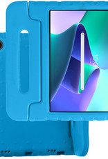 BASEY. Hoesje Geschikt voor Lenovo Tab M10 Plus 3rd Gen Hoesje Kinder Hoes Shockproof Kinderhoes Met 2x Screenprotector - Kindvriendelijk Hoesje Geschikt voor Lenovo Tab M10 Plus (3e Gen) Hoes Kids Case - Blauw