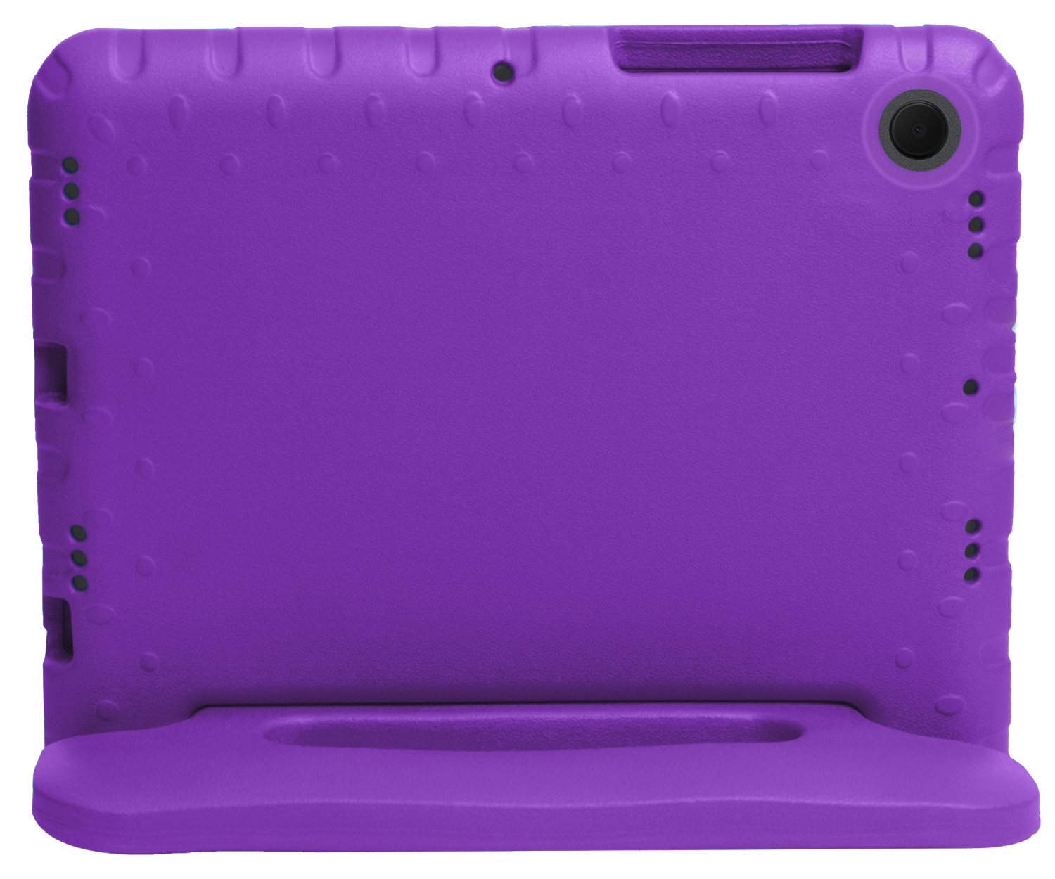 NoXx Hoesje Geschikt voor Lenovo Tab M10 Plus 3rd Gen Hoesje Kinderhoes Shockproof Hoes Kids Case Met Screenprotector - Paars