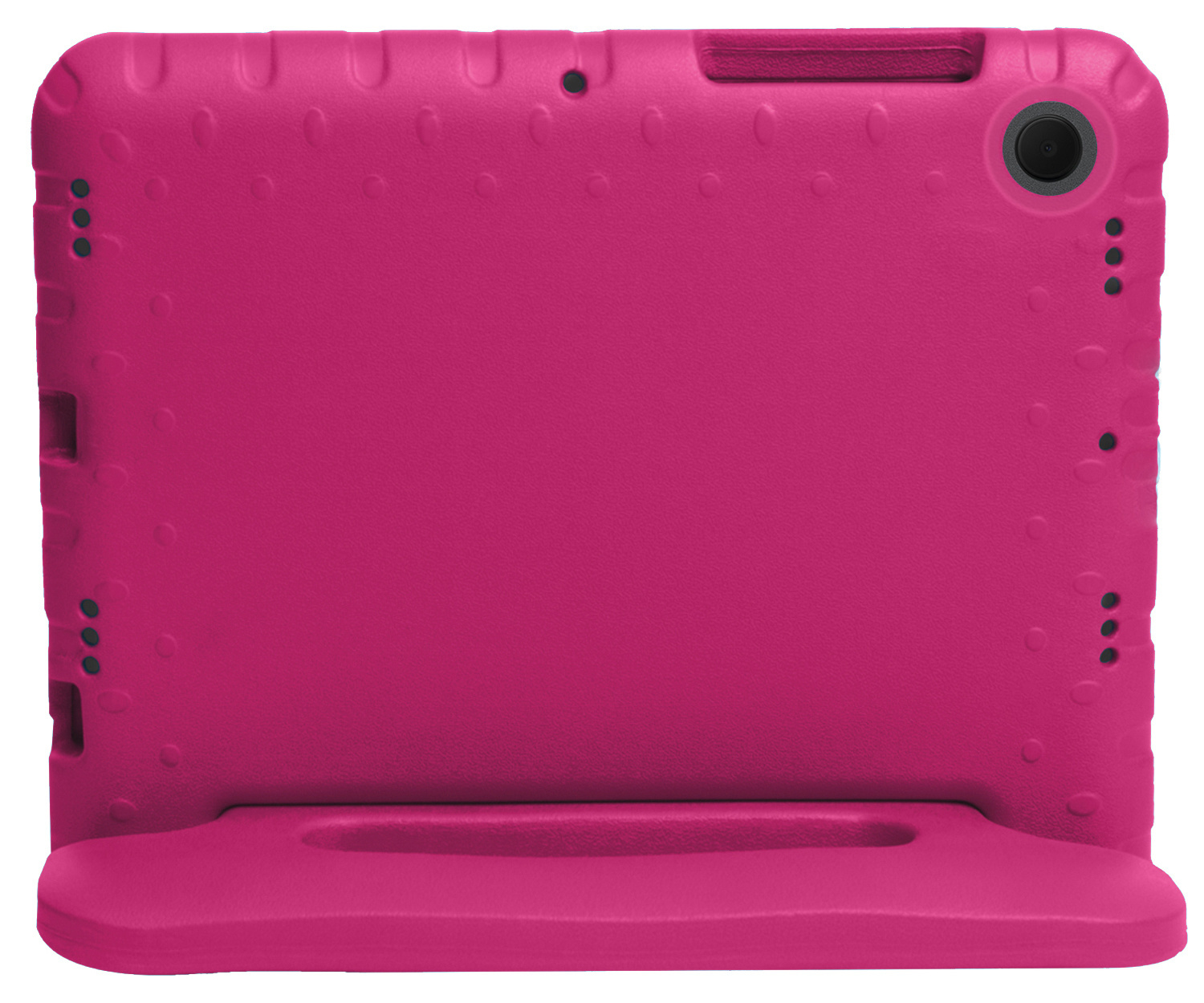 NoXx Hoesje Geschikt voor Lenovo Tab M10 Plus 3rd Gen Hoesje Kinderhoes Shockproof Hoes Kids Case Met 2x Screenprotector - Roze