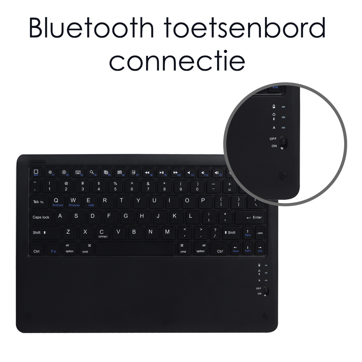 NoXx Hoesje Geschikt voor Samsung Galaxy Tab S7 FE Hoesje Toetsenbord Hoes Met Screenprotector - Hoes Geschikt voor Samsung Tab S7 FE Keyboard Case Book Cover - Zwart