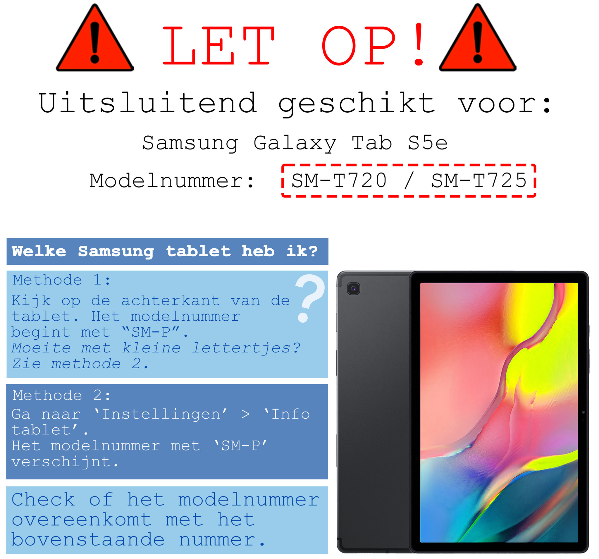 BASEY. Hoesje Geschikt voor Samsung Galaxy Tab S5e Toetsenbord Hoes Book Case Met Screenprotector - Hoes Geschikt voor Samsung Tab S5e Toetsenbord Hoesje Keyboard Cover - Zwart