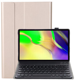 NoXx NoXx Samsung Galaxy Tab 10.1 2019 Toetsenbordhoes - Goud