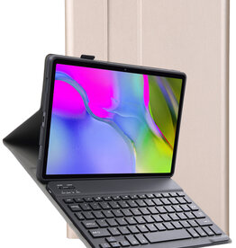 Nomfy Nomfy Samsung Galaxy Tab 10.1 2019 Toetsenbordhoes - Goud