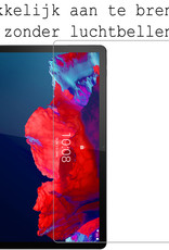 BASEY. Hoesje Geschikt voor Lenovo Tab P11 Toetsenbord Hoes Book Case Met Screenprotector - Hoes Geschikt voor Lenovo Tab P11 Toetsenbord Hoesje Keyboard Cover - Zwart