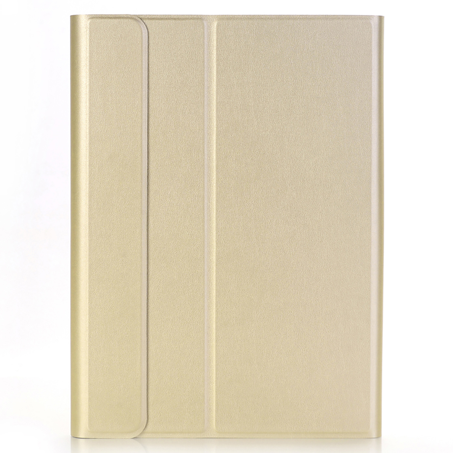 NoXx Hoesje Geschikt voor iPad 10.2 2021 Hoesje Toetsenbord Hoes Met Screenprotector - Hoes Geschikt voor iPad 9 Keyboard Case Book Cover - Goud