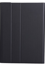 NoXx Hoesje Geschikt voor Lenovo Tab P11 Plus Hoesje Toetsenbord Hoes - Hoes Geschikt voor Lenovo Tab P11 Plus Keyboard Case Book Cover - Zwart