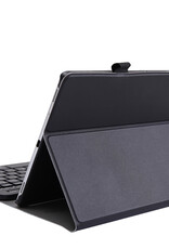 Nomfy Hoes Geschikt voor Lenovo Tab P11 Plus Hoes Toetsenbord Hoes Case Book Cover Hoesje Met Screenprotector - Hoesje Geschikt voor Lenovo Tab P11 Plus Keyboard Hoes - Zwart