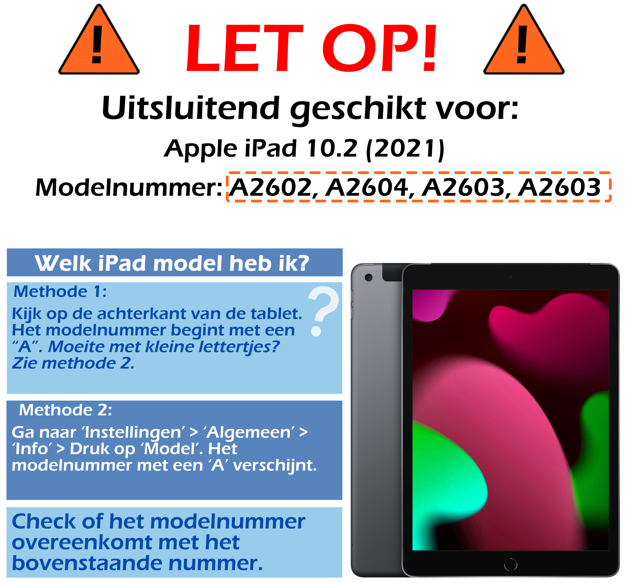 Nomfy Hoes Geschikt voor iPad 10.2 2021 Hoes Toetsenbord Hoes Case Book Cover Hoesje - Hoesje Geschikt voor iPad 9 Keyboard Hoes - Rosé goud