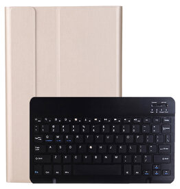 NoXx NoXx Lenovo M10 Plus (3e generatie) Toetsenbordhoes - Goud