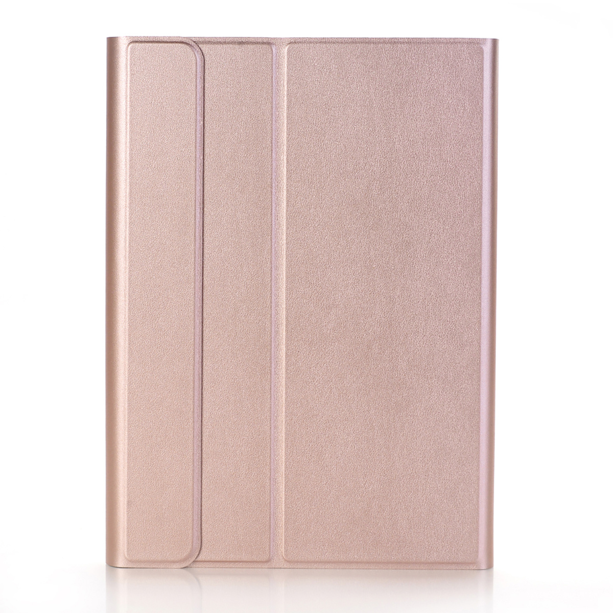 BASEY. Hoesje Geschikt voor iPad 10.2 2021 Toetsenbord Hoes Book Case - Hoes Geschikt voor iPad 9 Toetsenbord Hoesje Keyboard Cover - Rosé goud