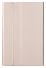 BASEY. Hoesje Geschikt voor iPad 10.2 2020 Toetsenbord Hoes Book Case - Hoes Geschikt voor iPad 8 Toetsenbord Hoesje Keyboard Cover - Goud