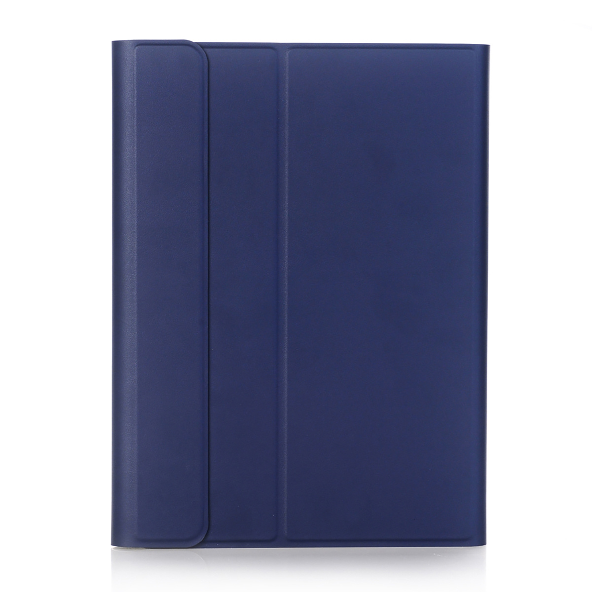 BASEY. Hoesje Geschikt voor iPad 10.2 2020 Toetsenbord Hoes Book Case - Hoes Geschikt voor iPad 8 Toetsenbord Hoesje Keyboard Cover - Donkerblauw