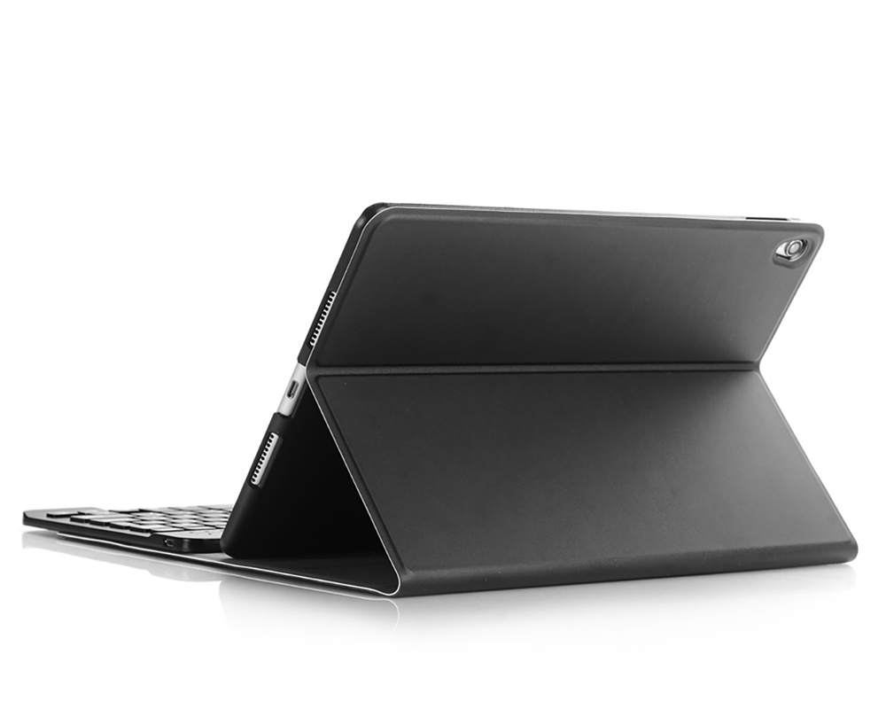 Nomfy Hoes Geschikt voor iPad 10.2 2019 Hoes Toetsenbord Hoes Case Book Cover Hoesje Met Screenprotector - Hoesje Geschikt voor iPad 7 Keyboard Hoes - Zwart