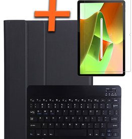 Nomfy Nomfy Lenovo M10 Plus (3e generatie) Toetsenbordhoes Met Screenprotector - Zwart