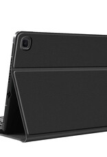 Nomfy Hoes Geschikt voor Samsung Galaxy Tab A7 Hoes Toetsenbord Hoes Case Book Cover Hoesje - Hoesje Geschikt voor Samsung Tab A7 Keyboard Hoes - Zwart