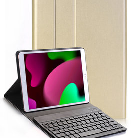 Nomfy Nomfy iPad 10.2 2019 Toetsenbordhoes - Goud