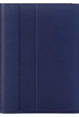BASEY. Hoesje Geschikt voor Samsung Galaxy Tab A7 Toetsenbord Hoes Book Case Met Screenprotector - Hoes Geschikt voor Samsung Tab A7 Toetsenbord Hoesje Keyboard Cover - Donkerblauw