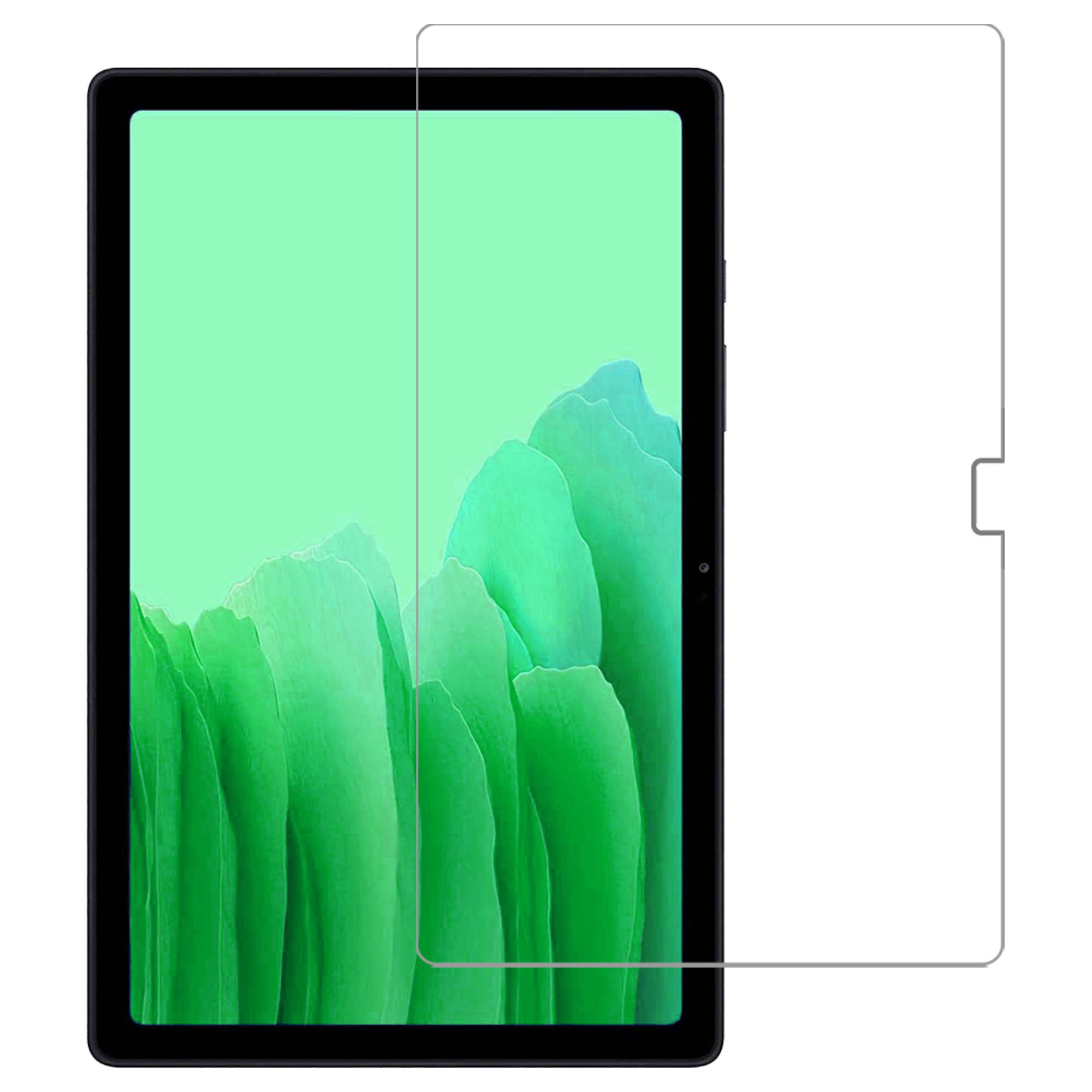 NoXx Hoesje Geschikt voor Samsung Galaxy Tab A7 Hoesje Toetsenbord Hoes Met Screenprotector - Hoes Geschikt voor Samsung Tab A7 Keyboard Case Book Cover - Goud