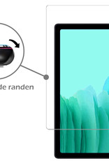 Nomfy Hoes Geschikt voor Samsung Galaxy Tab A7 Hoes Toetsenbord Hoes Case Book Cover Hoesje Met Screenprotector - Hoesje Geschikt voor Samsung Tab A7 Keyboard Hoes - Goud