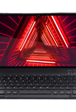 NoXx Hoesje Geschikt voor Lenovo Tab M10 FHD Plus 2nd Gen Hoesje Toetsenbord Hoes - Hoes Geschikt voor Lenovo Tab M10 FHD Plus (2e Gen) Keyboard Case Book Cover - Zwart