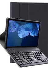 Nomfy Hoes Geschikt voor Lenovo Tab P11 Hoes Toetsenbord Hoes Case Book Cover Hoesje - Hoesje Geschikt voor Lenovo Tab P11 Keyboard Hoes - Zwart