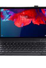BASEY. Hoesje Geschikt voor Lenovo Tab P11 Toetsenbord Hoes Book Case Met Screenprotector - Hoes Geschikt voor Lenovo Tab P11 Toetsenbord Hoesje Keyboard Cover - Zwart