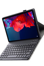 BASEY. Hoesje Geschikt voor Lenovo Tab P11 Plus Toetsenbord Hoes Book Case - Hoes Geschikt voor Lenovo Tab P11 Plus Toetsenbord Hoesje Keyboard Cover - Zwart