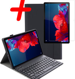 BASEY. BASEY. Lenovo P11 Plus Toetsenbordhoes Met Screenprotector - Zwart