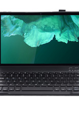 NoXx Hoesje Geschikt voor Lenovo Tab P11 Plus Hoesje Toetsenbord Hoes Met Screenprotector - Hoes Geschikt voor Lenovo Tab P11 Plus Keyboard Case Book Cover - Zwart