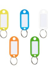 BASEY. Sleutellabels Sleutelhanger Sleutellabel Bagagelabel Naamlabels - Oranje - 10x