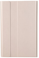 NoXx Hoesje Geschikt voor Samsung Galaxy Tab S6 Lite Hoesje Toetsenbord Hoes Met Screenprotector - Hoes Geschikt voor Samsung Tab S6 Lite Keyboard Case Book Cover - Goud