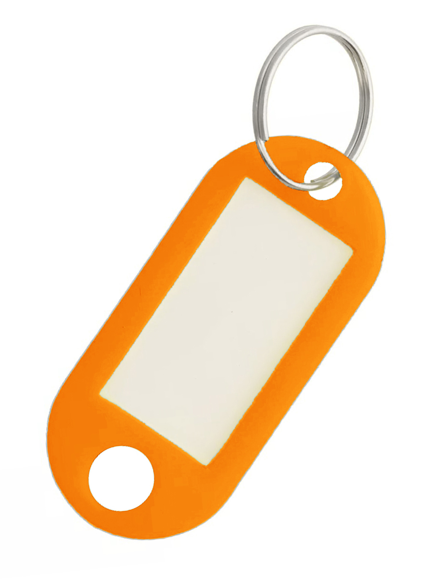 NoXx Sleutelhanger Sleutellabel Bagage Label Sleutel Naamlabel - Oranje - 5x