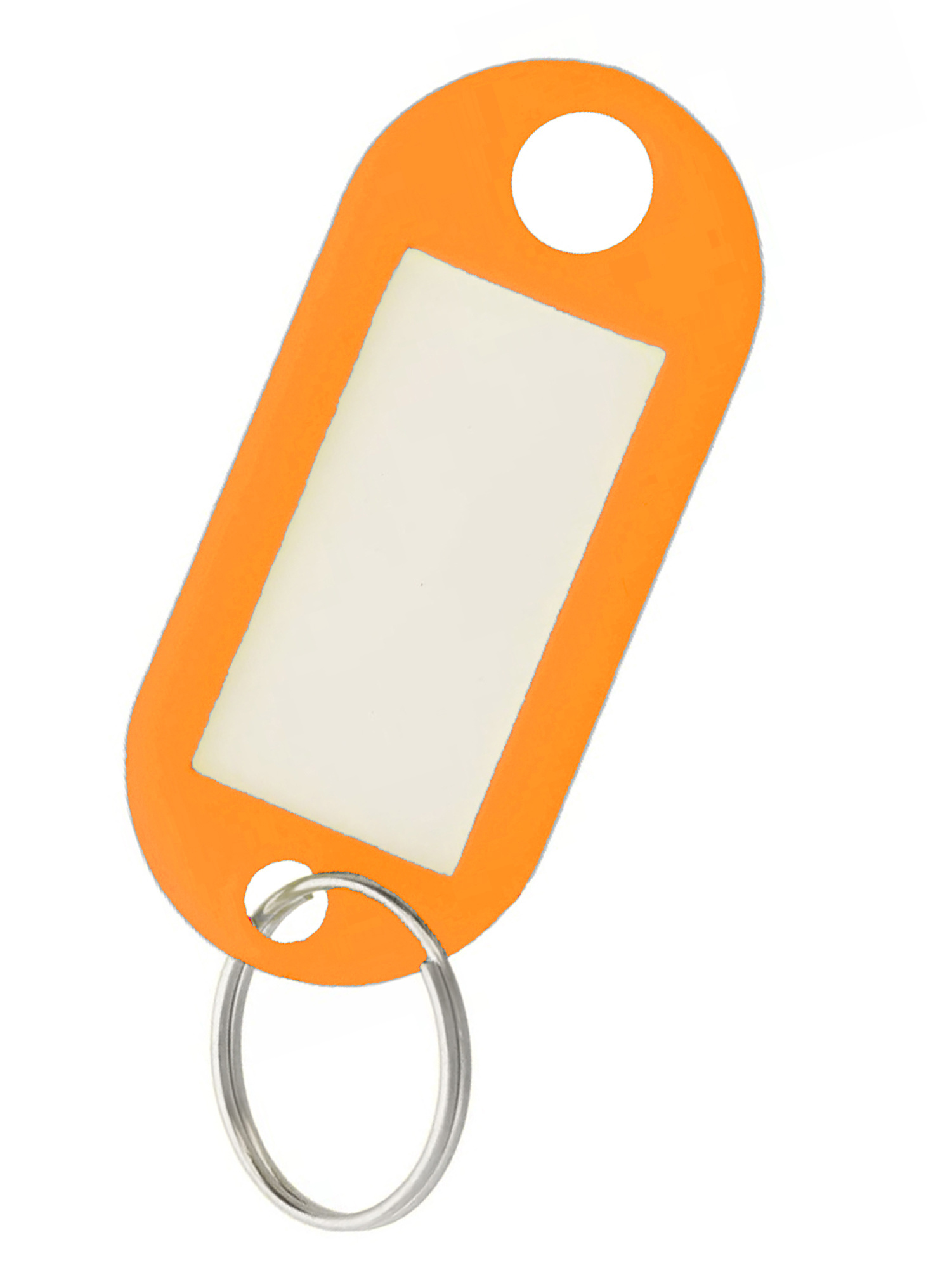 Nomfy Sleutelhanger Bagagelabel Gekleurde Sleutellabels Sleutelhangers Naamlabel Oranje - 20x