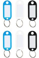 Nomfy Sleutelhanger Bagagelabel Gekleurde Sleutellabels Sleutelhangers Naamlabel Oranje - 20x