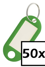 NoXx Sleutelhanger Sleutellabel Bagage Label Sleutel Naamlabel - Groen - 50x