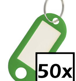 NoXx Sleutehangerlabels - Groen - 50 PACK