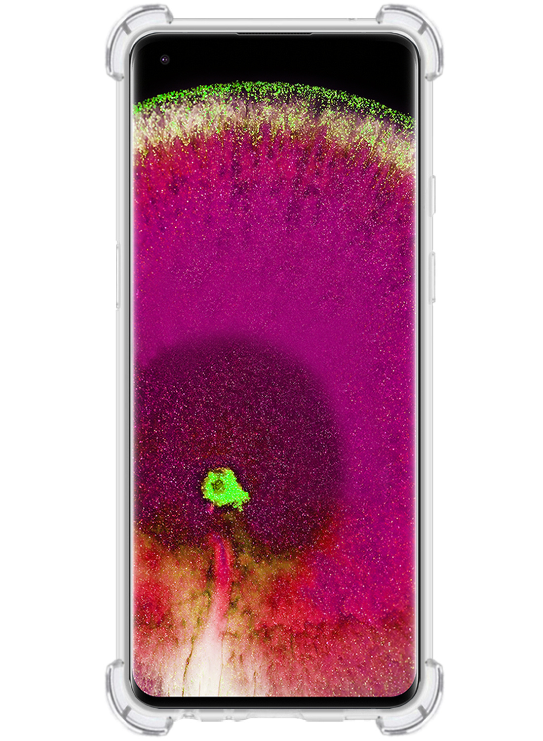 NoXx Hoes Geschikt voor OPPO Find X5 Hoesje Siliconen Cover Shock Proof Back Case Shockproof Hoes - Transparant