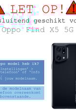 BASEY. Hoes Geschikt voor OPPO Find X5 Hoesje Siliconen Back Cover Case - Hoesje Geschikt voor OPPO X5 Hoes Cover Hoesje - Geel - 2 Stuks