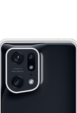 NoXx Hoes Geschikt voor OPPO Find X5 Hoesje Cover Siliconen Back Case Hoes - Transparant