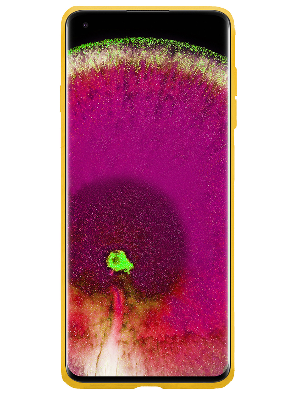 NoXx Hoes Geschikt voor OPPO Find X5 Hoesje Cover Siliconen Back Case Hoes - Geel - 2x