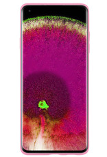 NoXx Hoes Geschikt voor OPPO Find X5 Hoesje Cover Siliconen Back Case Hoes - Lichtroze - 2x