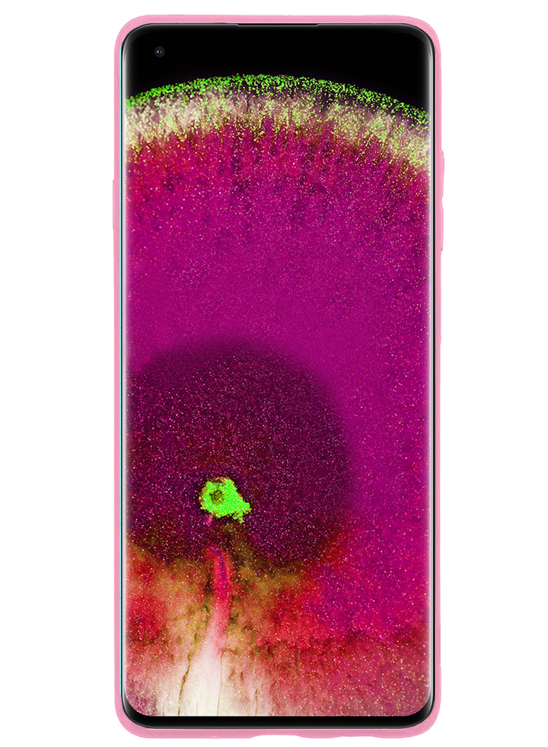 NoXx Hoes Geschikt voor OPPO Find X5 Hoesje Cover Siliconen Back Case Hoes - Lichtroze - 2x