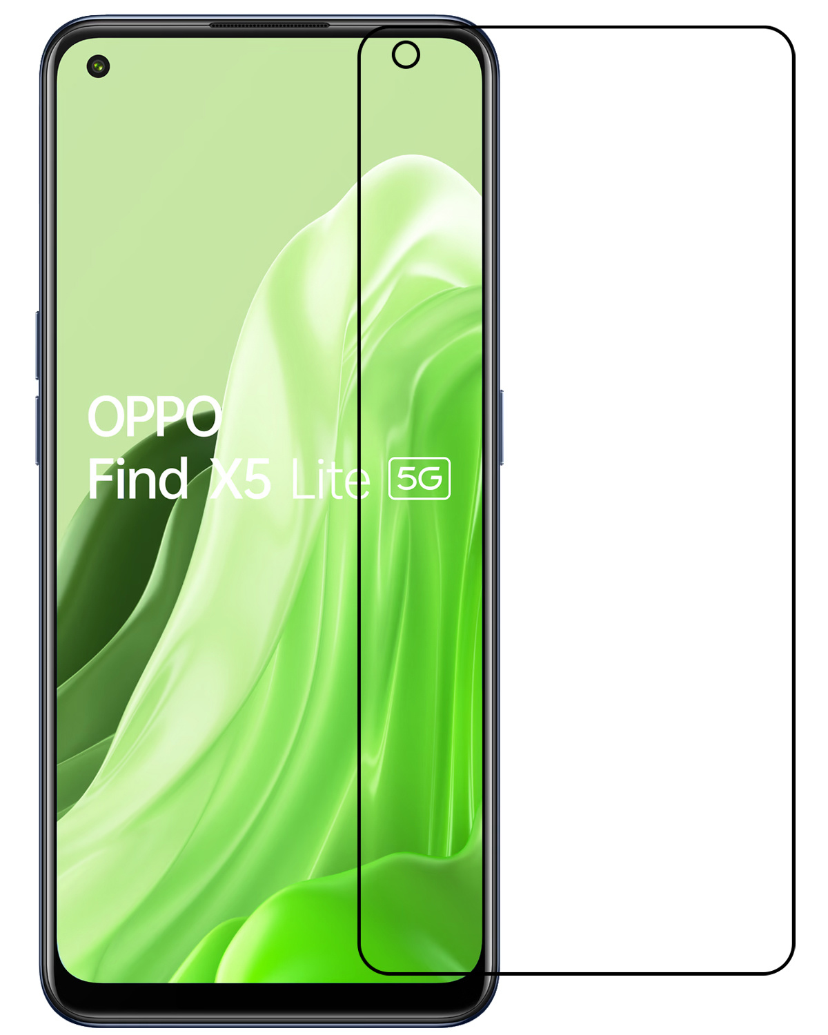 BASEY. Screenprotector Geschikt voor OPPO Find X5 Lite Screenprotector Tempered Glass - Screenprotector Geschikt voor OPPO X5 Lite Beschermglas Screen Protector Glas