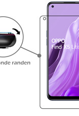 Nomfy Screenprotector Geschikt voor OPPO Find X5 Lite Screenprotector Bescherm Glas Tempered Glass - Screenprotector Geschikt voor OPPO X5 Lite Screen Protector - 3 PACK