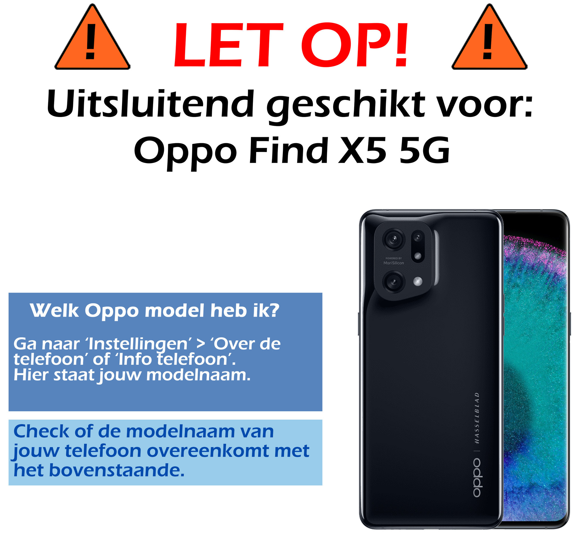 Nomfy Hoesje Geschikt voor OPPO Find X5 Hoesje Siliconen Cover Case Met Screenprotector - Hoes Geschikt voor OPPO X5 Hoes Back Case - Donkerblauw