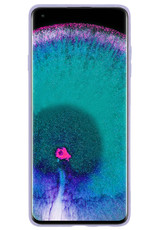 Nomfy Hoesje Geschikt voor OPPO Find X5 Hoesje Siliconen Cover Case Met Screenprotector - Hoes Geschikt voor OPPO X5 Hoes Back Case - Lila
