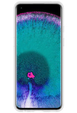 Nomfy Hoesje Geschikt voor OPPO Find X5 Hoesje Siliconen Cover Case Met Screenprotector - Hoes Geschikt voor OPPO X5 Hoes Back Case - Transparant