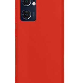 Nomfy Nomfy OPPO Find X5 Lite Hoesje Siliconen - Rood